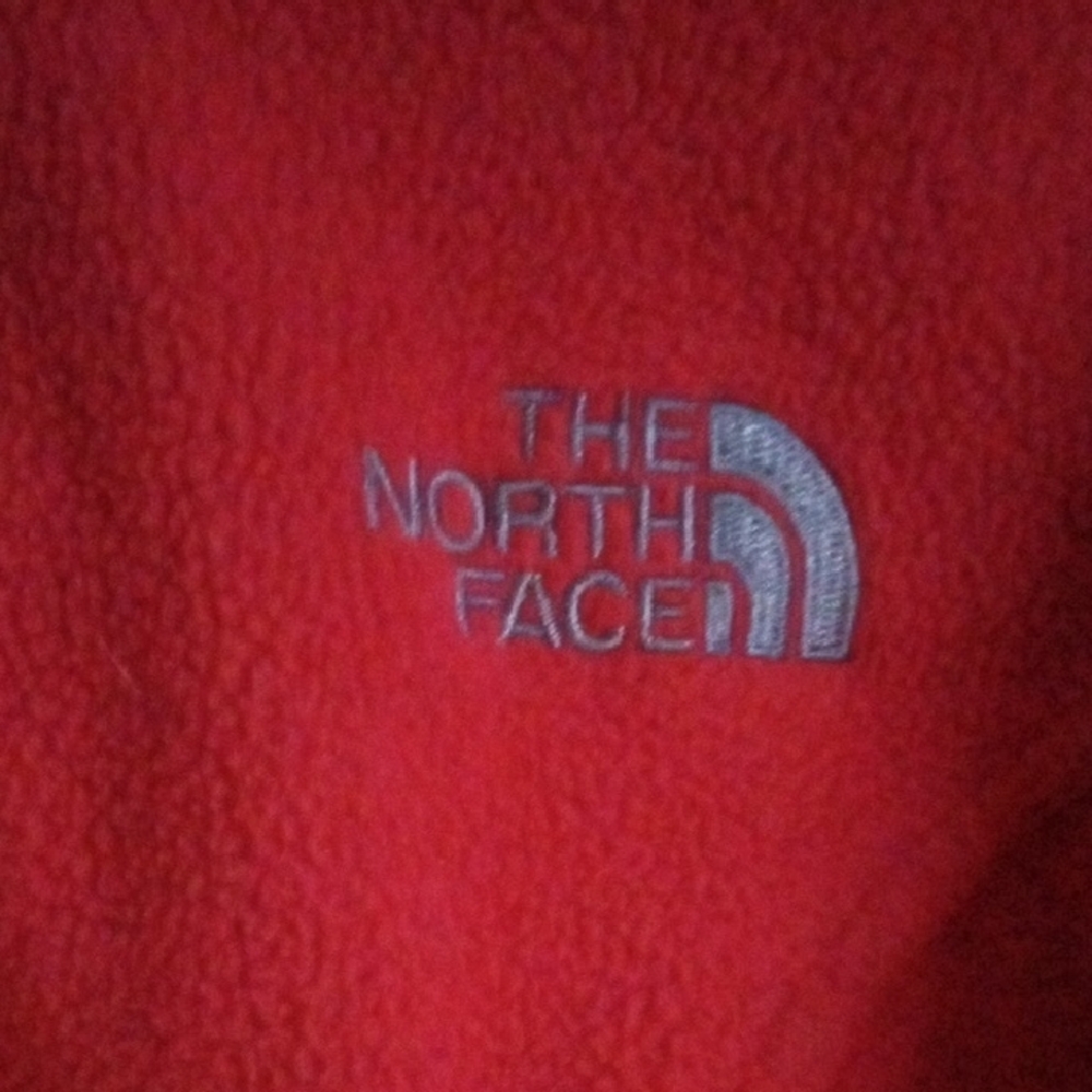 Vibrant The North Face Red Fleece Jacket